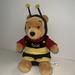 Disney Toys | Disney Winnie The Pooh Dressed In Bumblebee Costume Plush Shimmery Wings 14” | Color: Brown | Size: Osbb