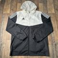 Adidas Jackets & Coats | Adidas Track Jacket Men's Medium Black Hooded Athletic Training Fitness 4358 | Color: Black | Size: M
