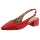 Slingpumps TAMARIS Gr. 37, rot Damen Schuhe Riemchenpumps