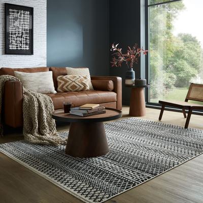 Teppich FLAIR RUGS "Camino Abstraktes", grau, B:160cm H:8mm L:230cm, Kunstfaser, Teppiche, Abstraktes Teppich Image