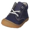 Lauflernschuh PEPINO BY RICOSTA "Cory 50 WMS: Mittel", Kinder, Gr. 22, blau (navy), Leder, casual, Schuhe, Schnürschuh mit WMS-System, Leder, Größenschablone zum Download
