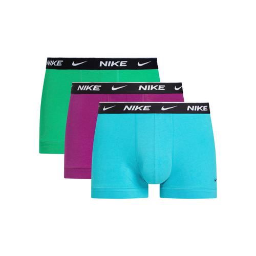 Trunk NIKE UNDERWEAR Gr. XL (52), bunt (dsty ccts/stdm grn/viotech 425) Herren Unterhosen mit Markenlabel