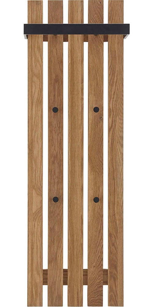 Garderobenpaneel MCA FURNITURE "BANTRY Garderobenpaneel W1-120", beige (naturfarben), B:40cm H:120cm T:22cm, Massivholz, Garderobenpaneele, Garderobenpaneel, Leisten