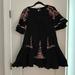 Free People Dresses | Fp Embroidered Dress | Color: Black/Purple | Size: S