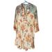 Anthropologie Dresses | Aratta Silent Journey Floral Tunic Dress Size S | Color: Orange/Pink | Size: S