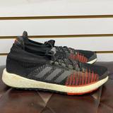 Adidas Shoes | Adidas Pulseboost Hd Fu7333 Black Solar 2019 Mens Running Shoes Size 12 | Color: Gray/Red | Size: 12