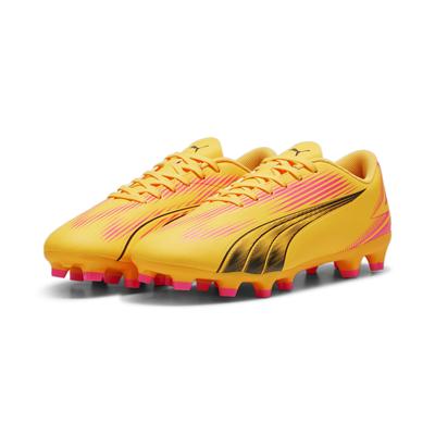 Fußballschuh PUMA "ULTRA PLAY FG/AG Fußballschuhe Herren" Gr. 44, bunt (sun stream black sunset glow orange pink) Schuhe