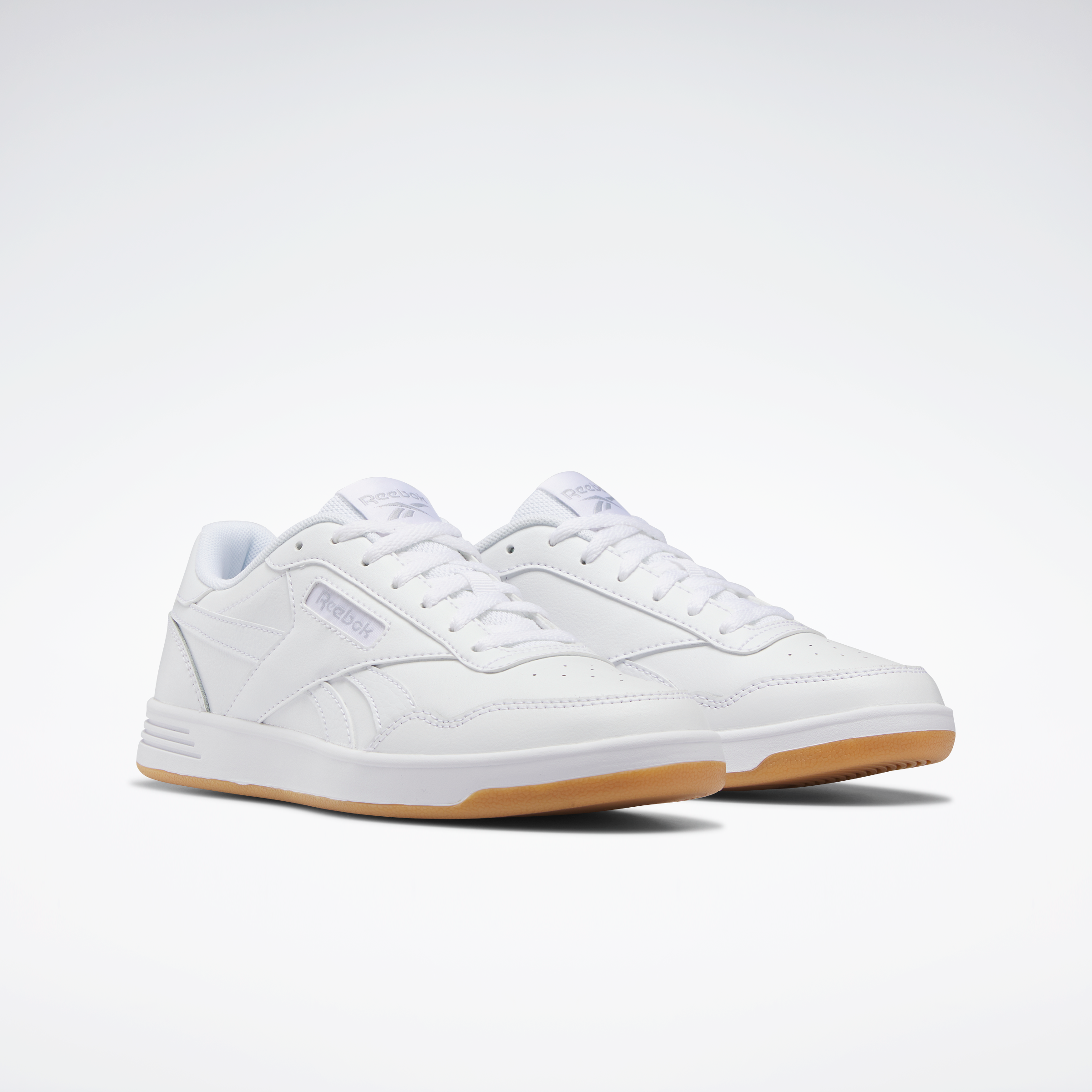 Sneaker REEBOK CLASSIC "REEBOK COURT ADVANCE", Damen, Gr. 40, weiß (weiß, gum), Synthetik, Schuhe Sneaker