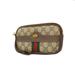 Gucci Bags | Gucci Pouch Gg Supreme Sherry Line 517366 Leather Brown Beige Women's | Color: Cream | Size: Os