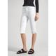 Caprijeans PEPE JEANS "SKINNY CROP" Gr. 26, N-Gr, weiß (white) Damen Jeans Röhrenjeans