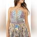 Free People Dresses | (Nwt - Large) Free People Real Love Print Maxi Summer Sundress | Color: Blue/Tan | Size: L