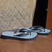 Nike Shoes | Nike Ondeck Black White Slip On Thong Flip Flops Sandals Shoes | Color: Black/White | Size: 7