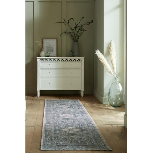 Teppich FLAIR RUGS ""Windsor"" Teppiche Gr. B: 60cm, 4mm, L: 230cm, grün Waschbarer Teppich