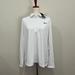 Nike Tops | Nike Tour Women’ Dri-Fit Adv Long Sleeve Pullover Golf Polo Shirt Xxl | Color: White | Size: Xxl