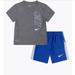 Nike Matching Sets | Nike Little Boys Dri-Fit Graphic Tee & Shorts 2 Piece Set Game Royal 3t | Color: Red | Size: 3tb