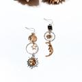 Free People Jewelry | Boho Dangle Earrings M170 | Color: Gold/Silver | Size: Os