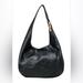 Michael Kors Bags | Michael Kors Women Black Gold Pebble Leather Fulton Hobo Bag Purse | Color: Black/Gold | Size: Os