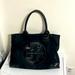 Tory Burch Bags | Authentic Tori Burch, Tote Bag, Black Nylon, Used | Color: Black | Size: Os