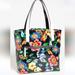 Kate Spade Bags | Kate Spade Floral Print Tote Bag Purse Grayce Flicker Fabric Shopper | Color: Gold/Gray/Red/White | Size: Os