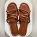 Madewell Shoes | Madewell Leather Amel Slide Sandal Beach Sandal Women’s Size 8 | Color: Brown | Size: 8