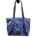 Coach Bags | Coach Blue Nylon Weekender Tote Travel Bag Sku 1197 | Color: Blue | Size: 17" X 11" X 7"