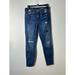 J. Crew Jeans | J. Crew Toothpick Denim Distressed Skinny Jeans Sz. 26 | Color: Blue | Size: 26