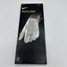 Nike Accessories | Nike Tour Classic Golf Glove Women's Right Hand Size Medium White New Ck0121-161 | Color: Black/White | Size: Medium