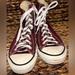 Converse Shoes | Converse Chuck Taylor All Star Canvas High Top Burgundy Mens 7.5 Womens 9 | Color: Red | Size: 9