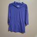 Columbia Tops | Columbia Purple 3/4 Sleeve Light Hooded Sweatshirt Size Sp | Color: Purple | Size: S
