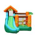 Inflatable Bouncers Inflatable Bouncy Castle Kids Trampolines Castle Jumping Castle with Blower Water Bag for Kid Obstacle Bouncer Inflatable Bounce House (Bouncy House 385X300X290CM)