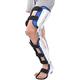 LYFDPN Hinged ROM Knee Brace, Adjustable Knee Orthosis, Knee and Ankle Brace Wrap Support for Meniscus Tear and Prevention Of Foot Varus (left Medium)