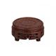 Plant Pot Stand Round Potted Plant Base Solid Wood Incense Burner Bracket Desktop Decorative Base Suitable for Living Room, Office and Window Sill, Etc. Pot Stand For Plants Indoor ( Size : S )