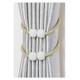 Curtain Weave Rope Tassel Drape Tie Backs,Simple Curtain Tiebacks Weave Rope, Curtain Rope Holdback Polyester Curtain Ropes Curtain Buckle Suitable For Indoor And Outdoor Blinds-blue-3 pairs