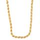 Jollys Jewellers Women's 18Carat Yellow Gold 19.75" Rope Necklace/Chain (3mm Wide) | One Of A Kind Ladies Necklace