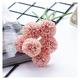 TONZN Artificial Flowers Decor 6Pcs/Bundle Mini Chrysanthemum Flower Ball Silk Artificial Flowers for Wedding Decoration Bridal Flores (C WQ)