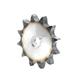 OSSIL Brass gear CNC machine tool 1pcs Pitch 19.05mm 12A Flat Chain Sprocket 10-25 Teeth A3 Steel Roller Industrial Drive Chain Sprocket Flat Sprocket (Size : (12A) 20 Teeth)