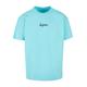 T-Shirt MERCHCODE "Merchcode Herren Inspire Heavy Oversized Tee" Gr. S, blau (berylblue) Herren Shirts T-Shirts