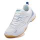 Mens Badminton Tennis Trainers Casual Athletic Sport Shoes- Ligthweight Comfortable Flat Volleyball Fitness Shoes,Blue,3 UK