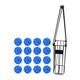 Amagogo Portable Pickleball & Tennis Ball Basket, Tennis Basket with Handle for Easy Pickup, Tennis Ball Basket, Blue