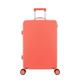 Travel Suitcase Front-Opening Boarding Suitcase Women's 24-inch Password Travel Suitcase Universal Wheel Trolley Suitcase Trolley Case (Color : Orange, Size : 26)