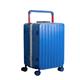 sufangfang Suitcase Suitcase Wide Trolley Aluminum Frame 24 Inch Suitcase for Women Strong and Durable Trolley Suitcase for Men Suitcases (Color : Blue, Size : 26)