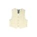 Kenneth Cole REACTION Tuxedo Vest: Ivory Jackets & Outerwear - Size 3Toddler