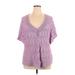 Croft & Barrow Cardigan Sweater: Purple Sweaters & Sweatshirts - Women's Size 1X