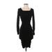 BCBGMAXAZRIA Cocktail Dress - Bodycon: Black Dresses - Women's Size Small