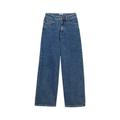 Weite Jeans TOM TAILOR Gr. 146, N-Gr, blau (blue denim) Mädchen Jeans