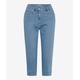 5-Pocket-Jeans RAPHAELA BY BRAX "Style CAREN CAPRI S" Gr. 46K (23), Kurzgrößen, blau (denim) Damen Jeans 5-Pocket-Jeans