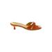 Isaac Mizrahi Heels: Orange Shoes - Women's Size 8 1/2