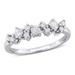 Miadora 1/2ct TDW Diamond 11-Stone Ring in 10k White Gold