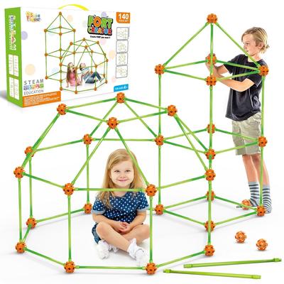 Fort Building Kit for Kids,STEM Construction Toys, Educational Gift for 3-12 Years Old Boys and Girls,Ultimate Creative Set