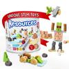 Creative Unique Building Stem Toys for Kids Ages 4 5 6 7+ Educational Blocks Resources for Learning, Open-Ended Montessori Toys